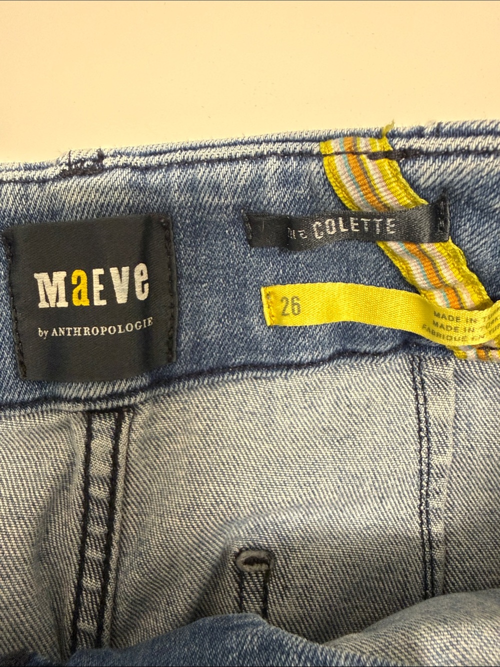 Maeve by Anthropologie Colette High-Rise Wide-Leg Jeans in Light Blue Denim - Picture 5 of 8